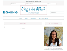 Tablet Screenshot of popsdemilk.com